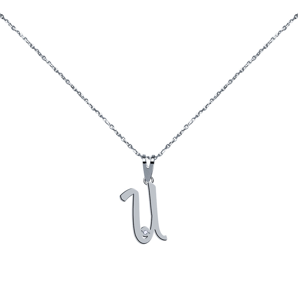 Collar con inicial Circonita