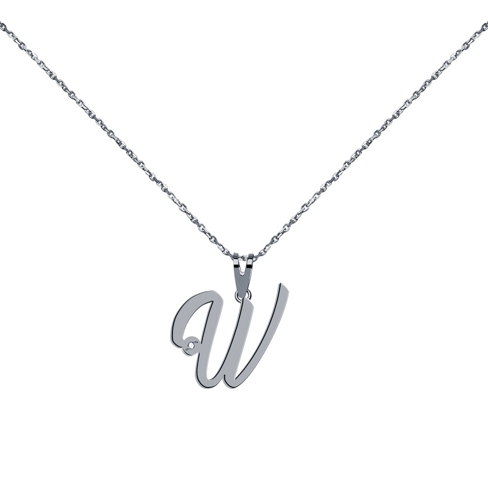Collar con inicial Circonita