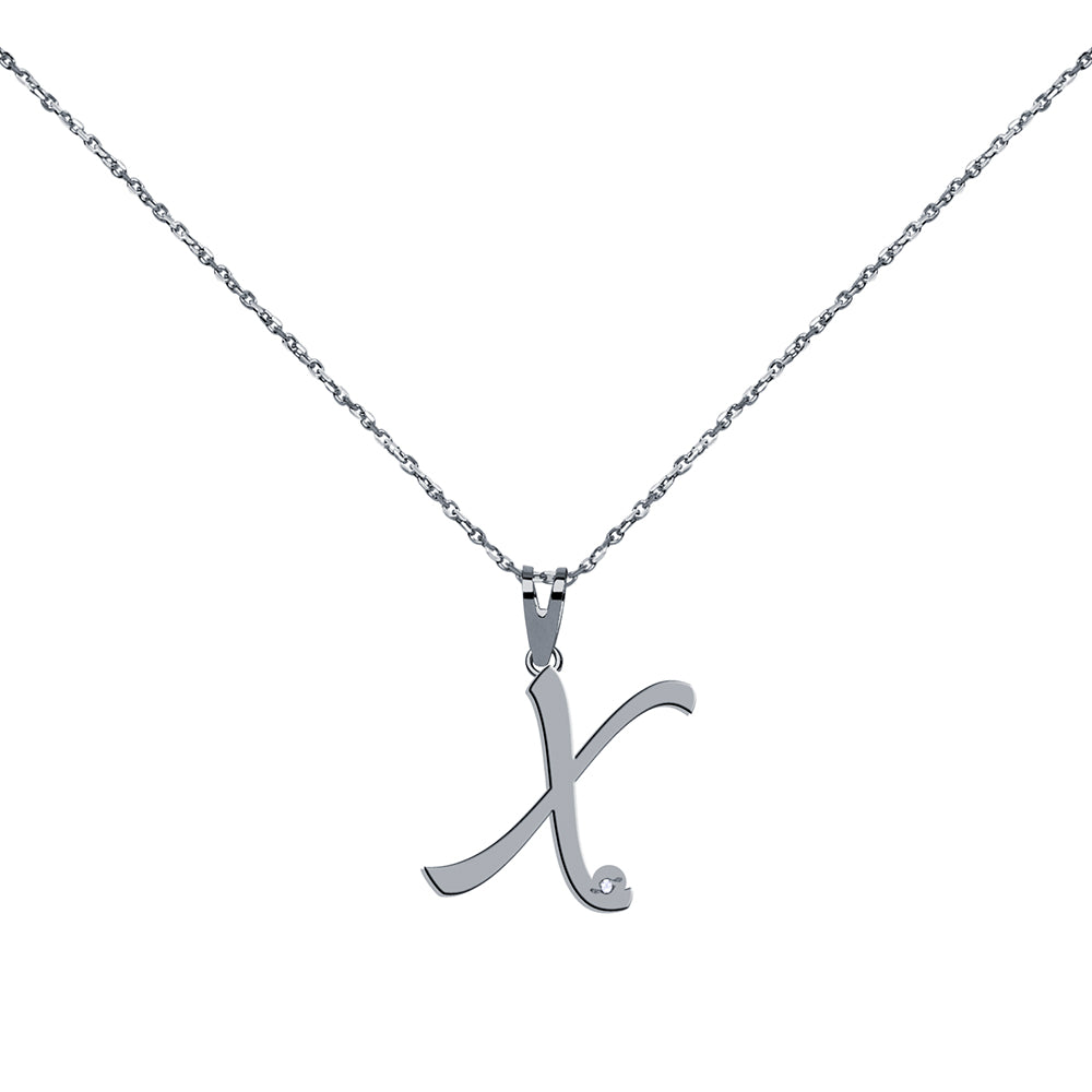 Collar con inicial Circonita