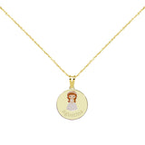 Collar Personalizable Niña 1ª Comunión Oro