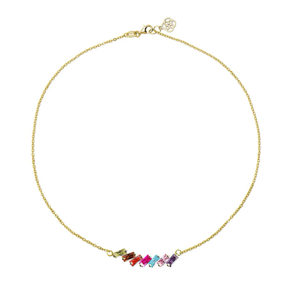 Collar Arco Iris Oro