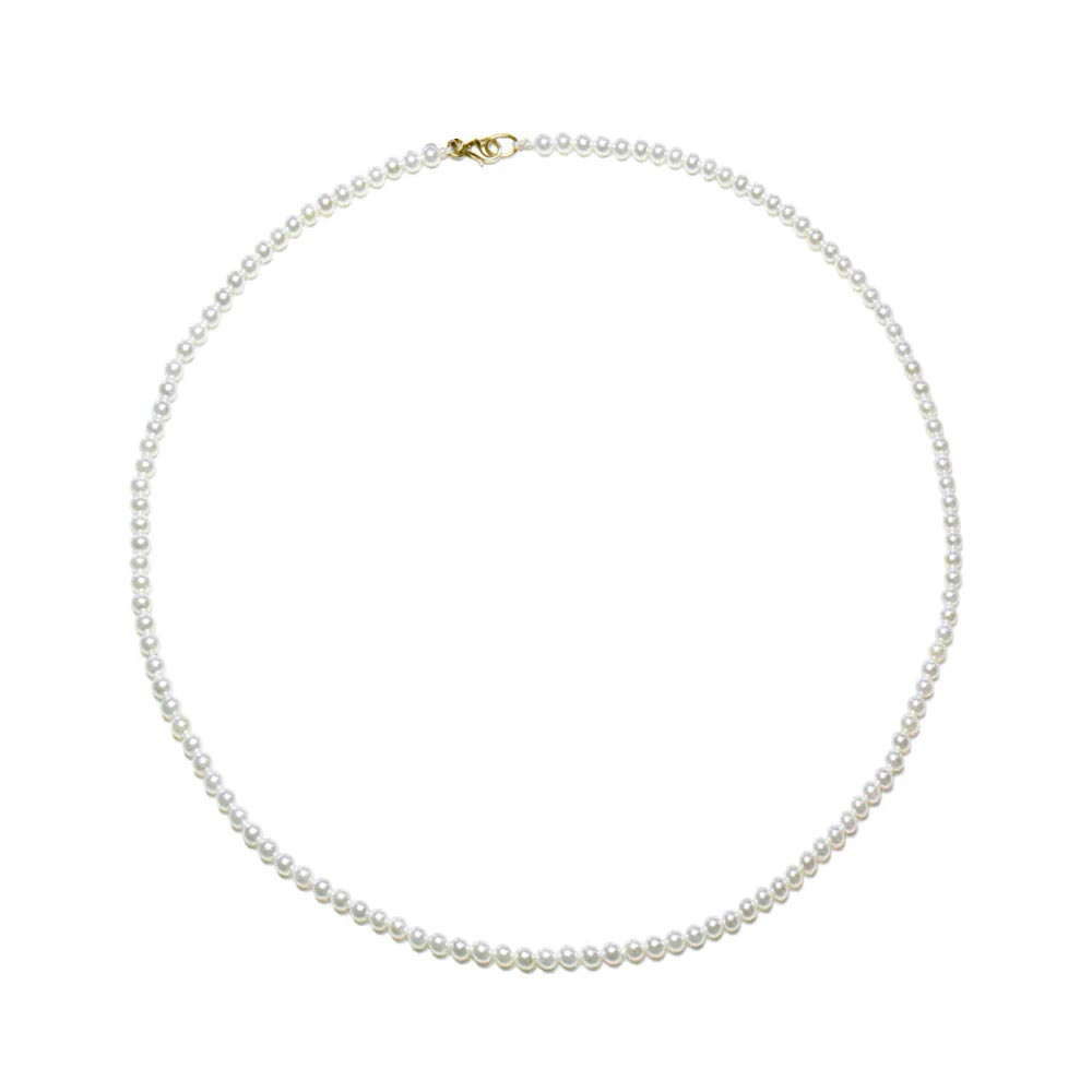 Collar de Perlas Clásico Plata