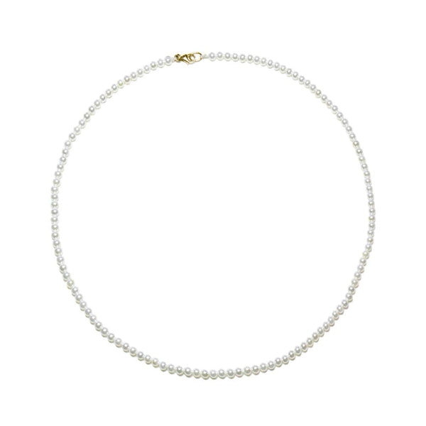 Collar de Perlas Clásico Plata