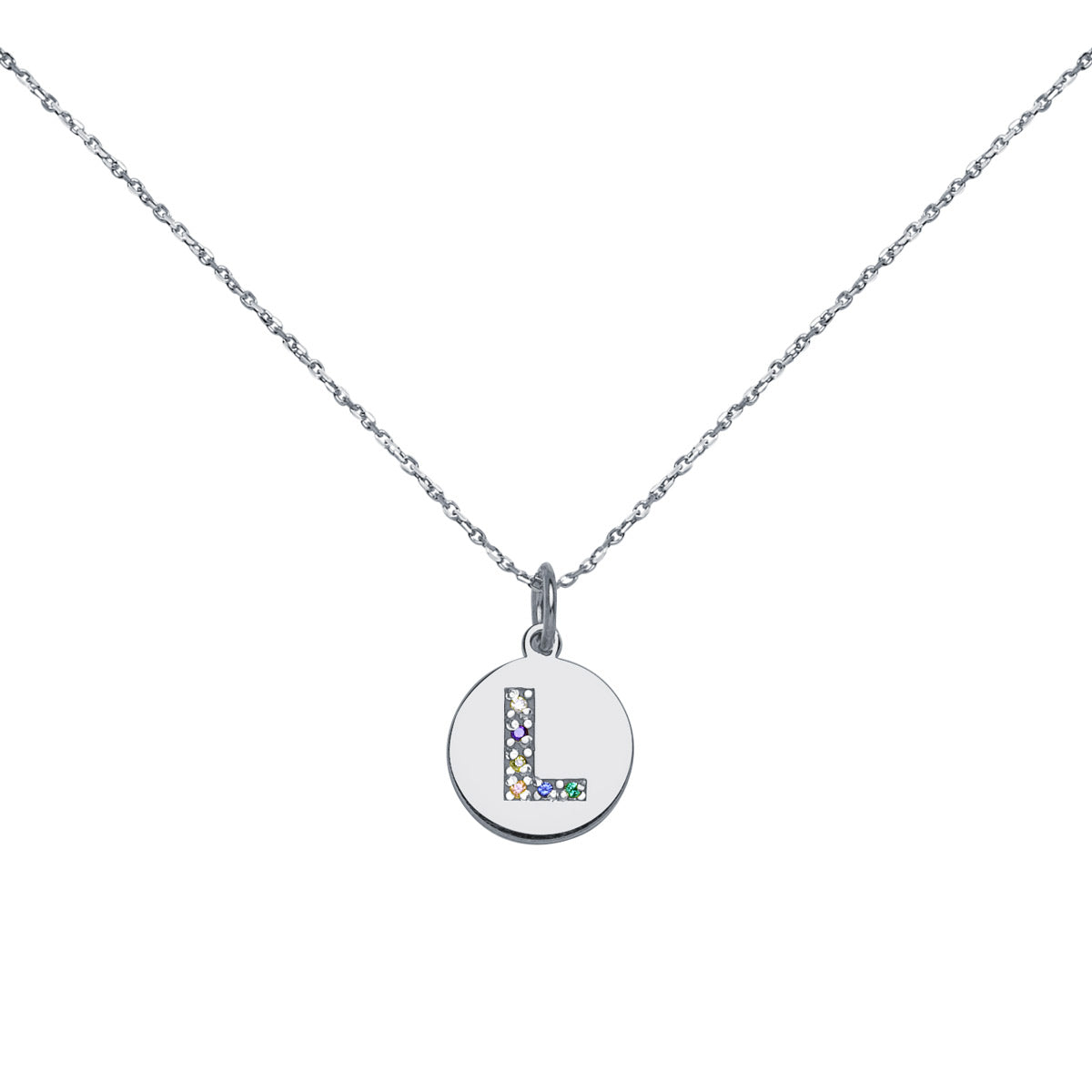 Collar con inicial color