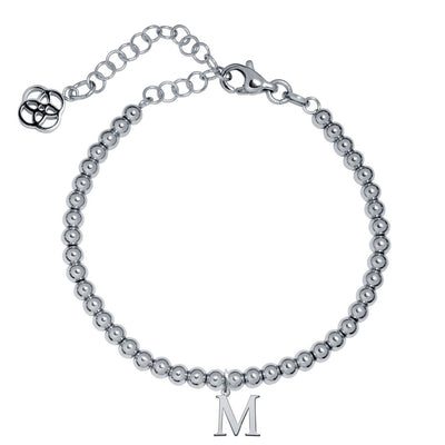 Pulsera de Acero con Inicial Grabada