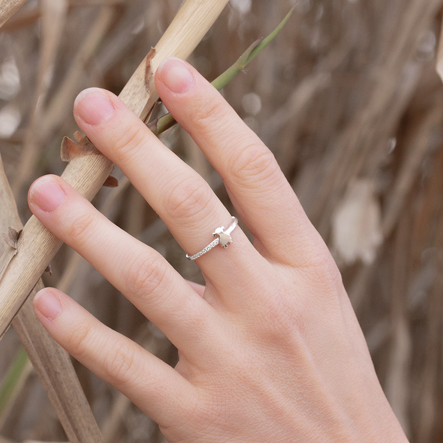 Anillo Niña Plata