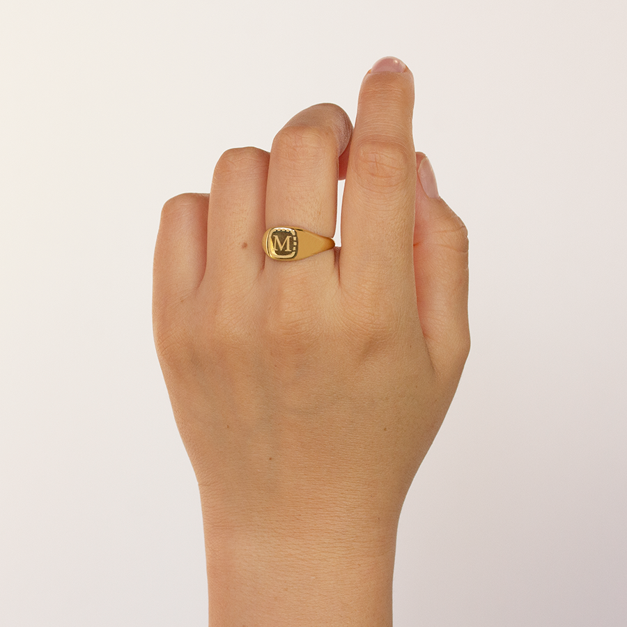 Sello anillo oro sale