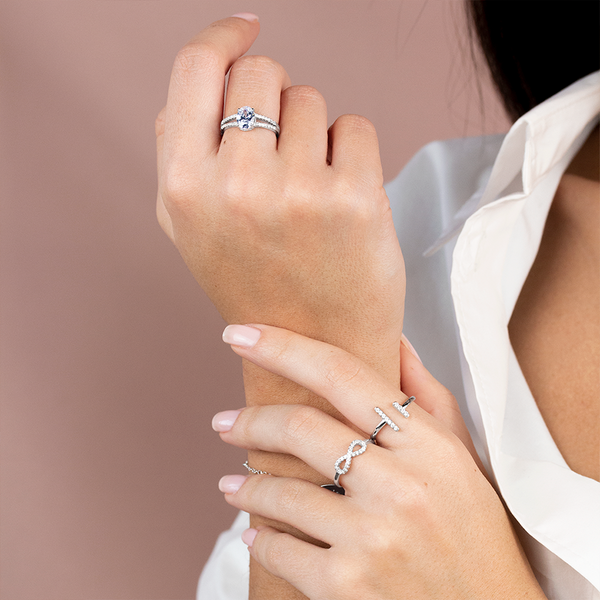 Anillo Princess Lonely Plata