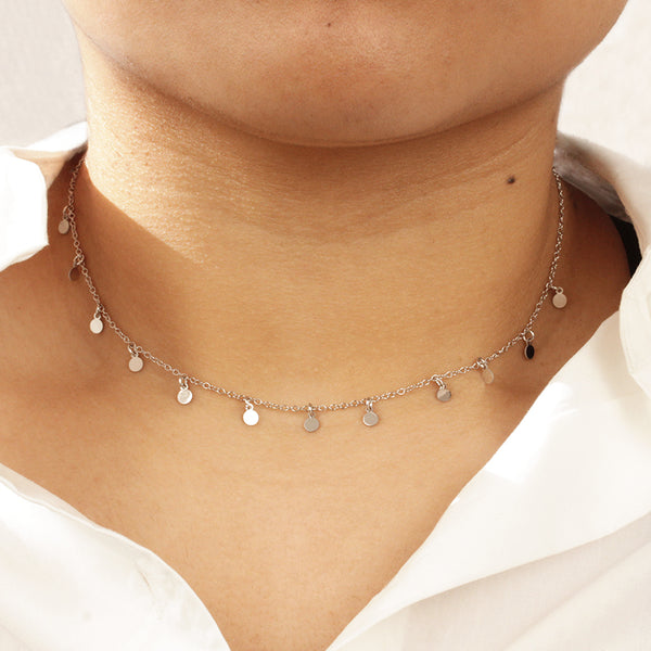 Collar Circle Plata