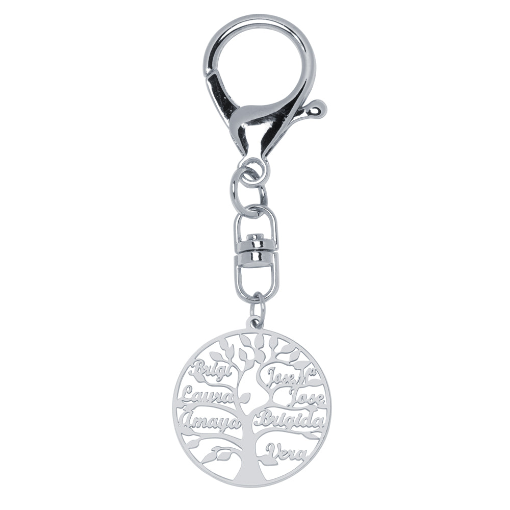 Llavero con nombre Árbol Vida