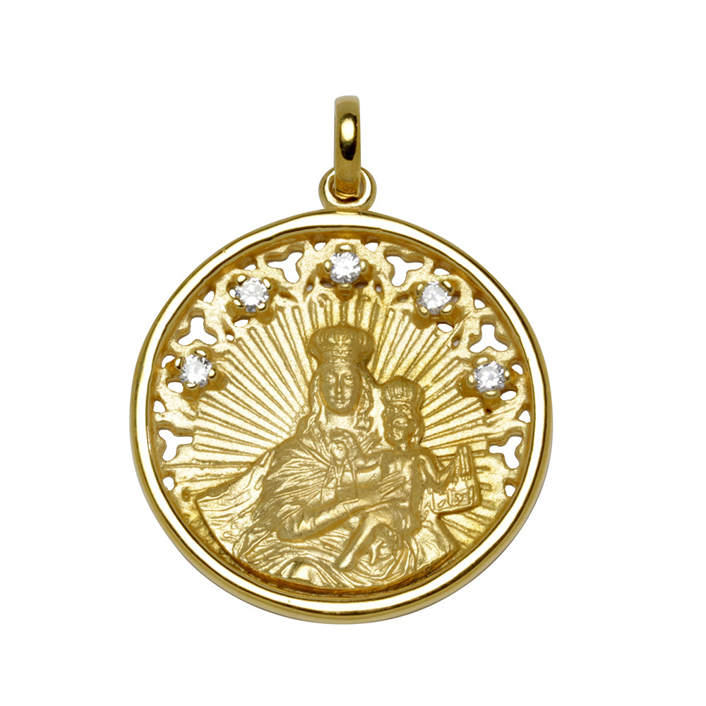 Medalla Virgen del Carmen 5 Circonitas