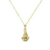 Collar Virgen Del Rocio en Oro