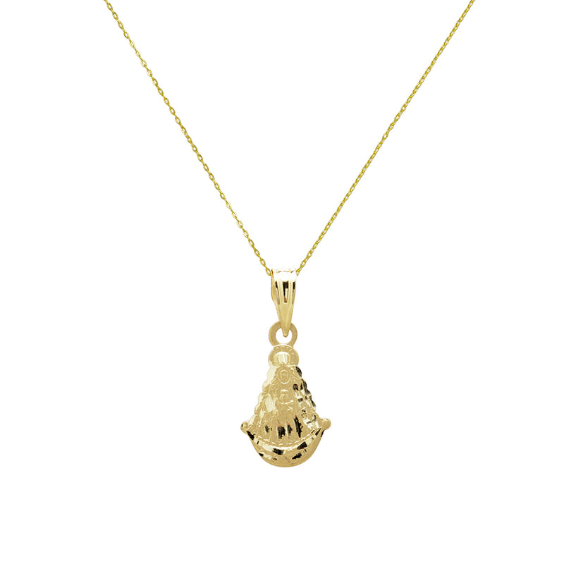 Collar Virgen Del Rocio en Oro
