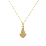 Collar Virgen Del Rocio en Oro