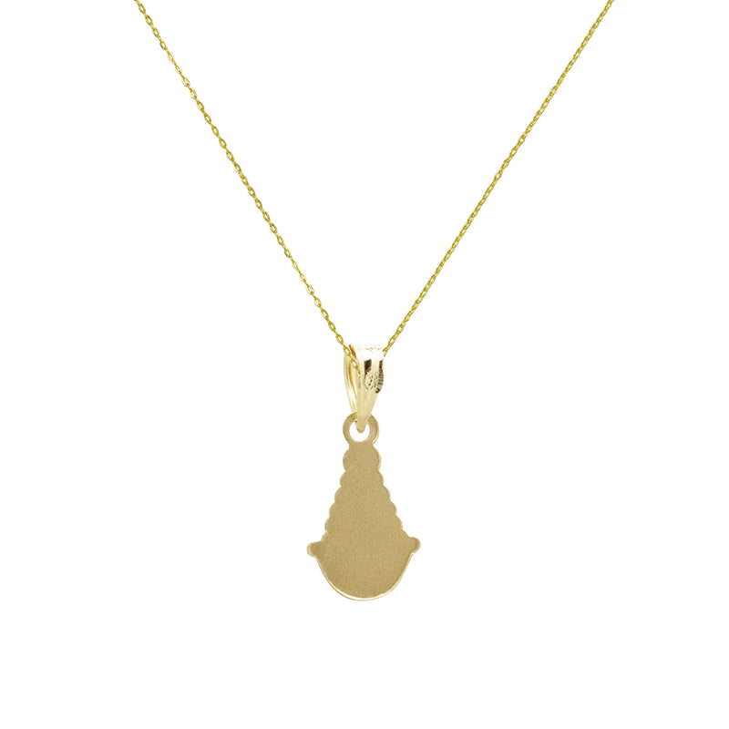 Collar Virgen Del Rocio en Oro