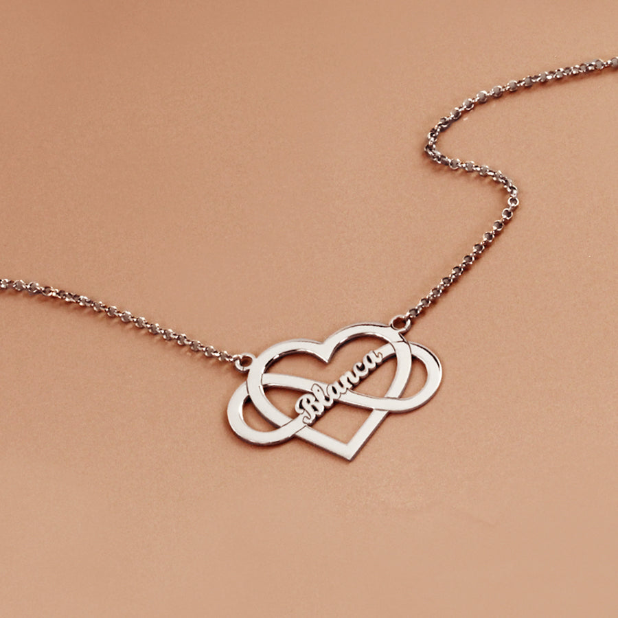 Collar Corazón Infinito