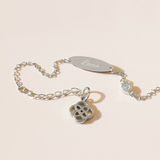 Pulsera Bebé Circonita Plata Doré