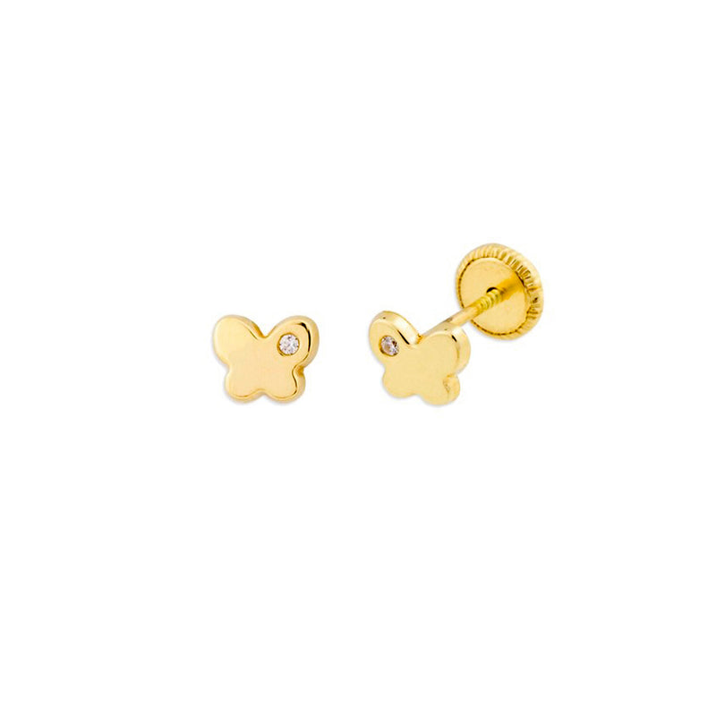 Pendientes Bebés Mariposa Oro