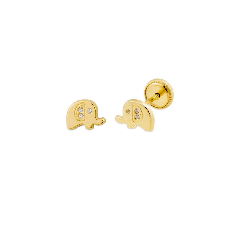 Pendientes Bebés Elefante Oro