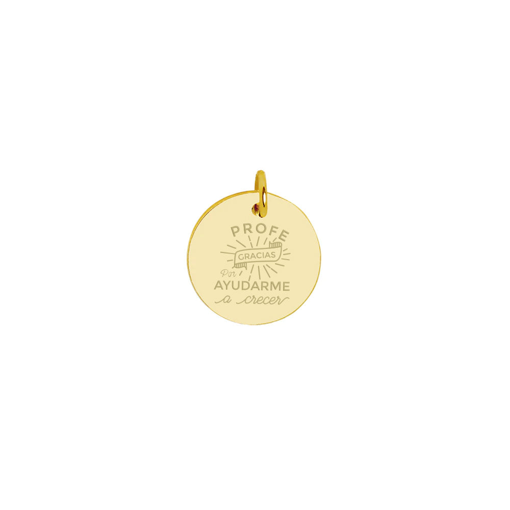 Medalla Personalizable 15mm Oro