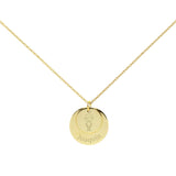 Collar String Large Small & Rounded Charm Plata