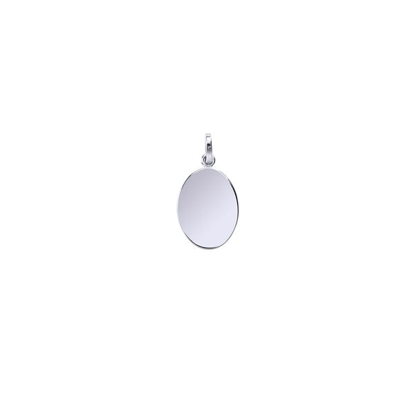 Placa CUSTOMIMA Ovalada Plata