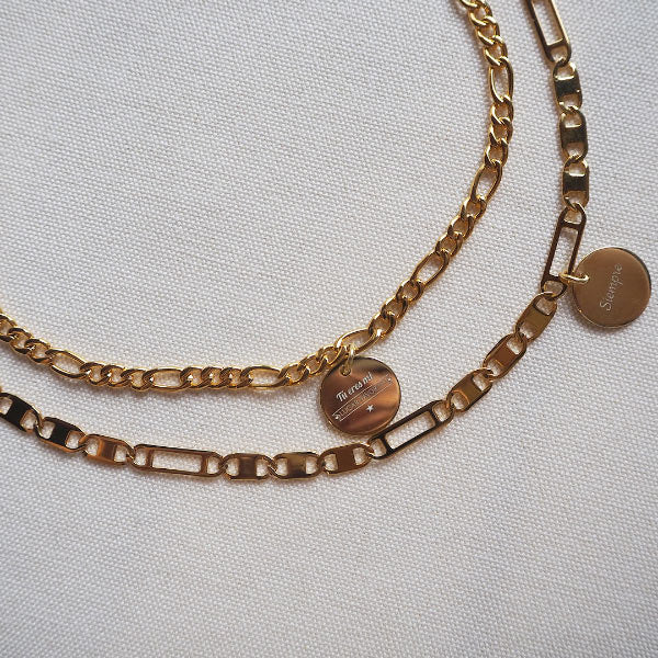 Collar Personalizable Cadena Marinero Acero
