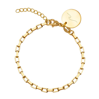 Pulsera Cadena Veneciana de Acero Personalizada
