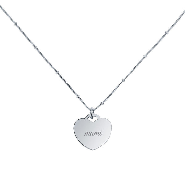 Medalla Personalizable Corazón de Plata