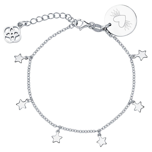 Pulsera Personalizable Stars Plata