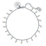 Tobillera Manantial Plata Personalizable