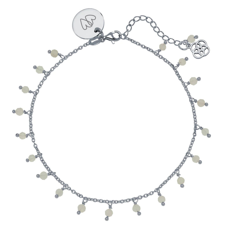 Tobillera Manantial Plata Personalizable