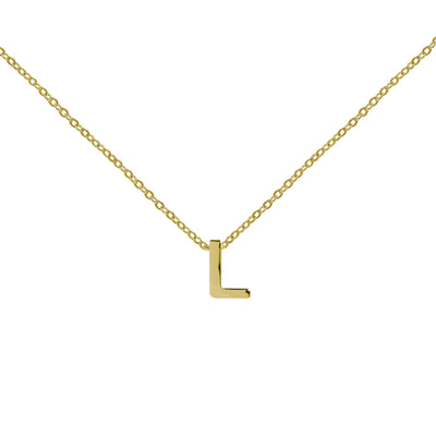 Collar con inicial minimal