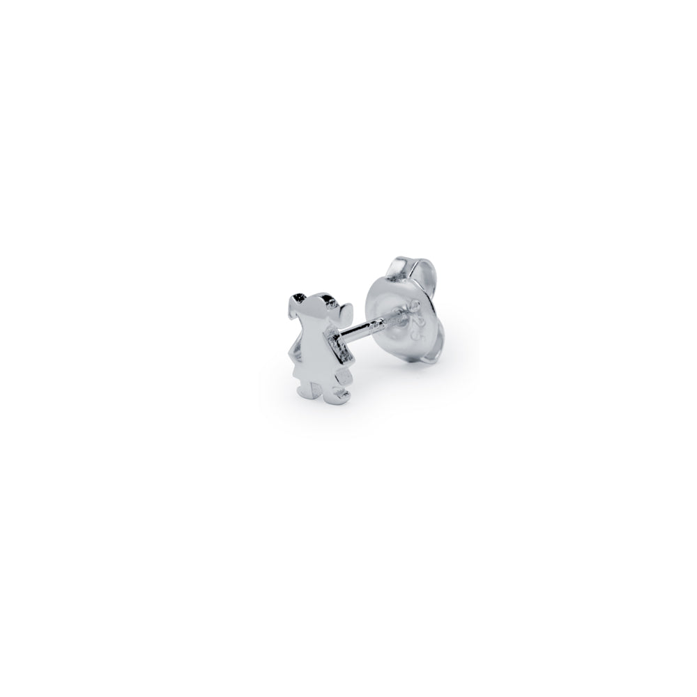 Pendientes Piercing Niña Plata