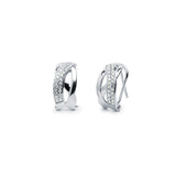 Pendientes Gallones 2 Filas plata