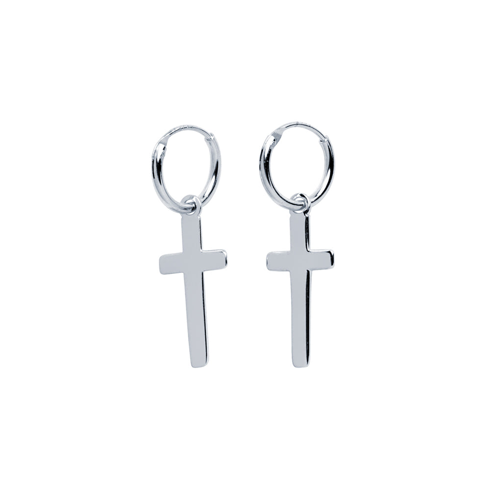 Pendientes Aros Mini Cruces