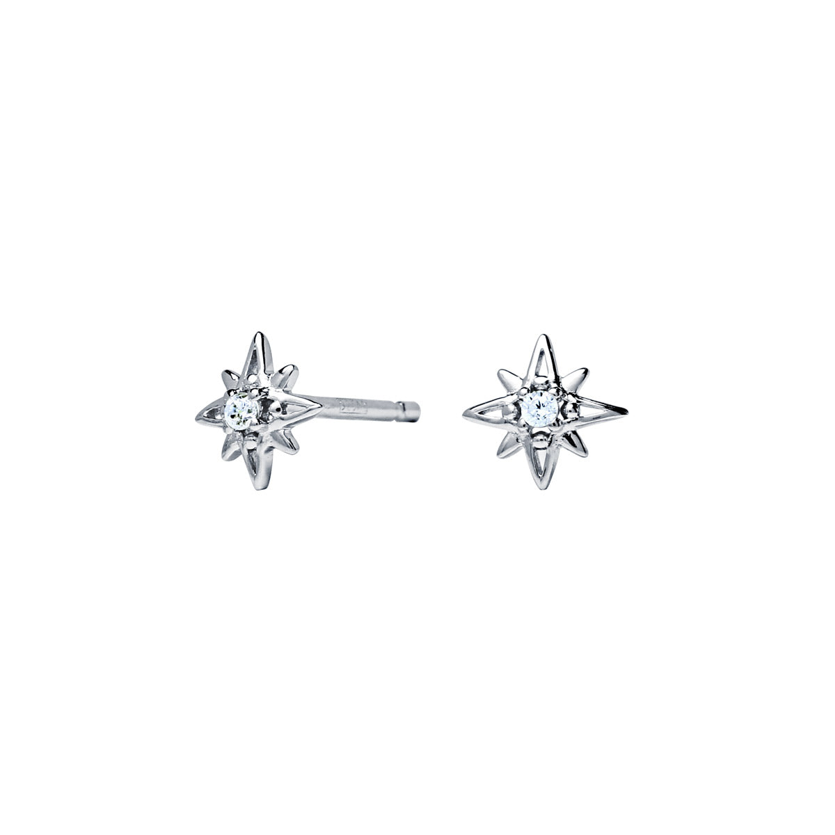 Pendientes Estrella Plata