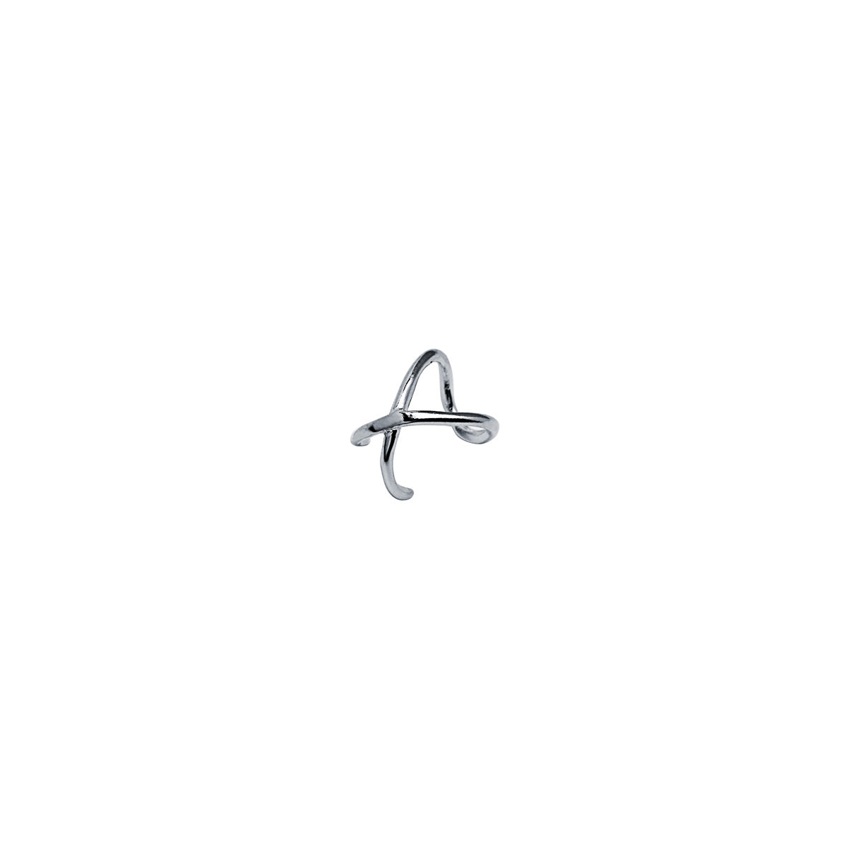 Pendiente Ear Cuff Infinito Plata