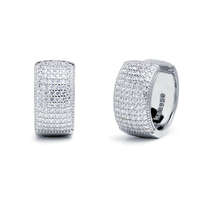 Pendientes Round Pavé