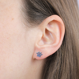 Pendientes Huella Perrito Plata