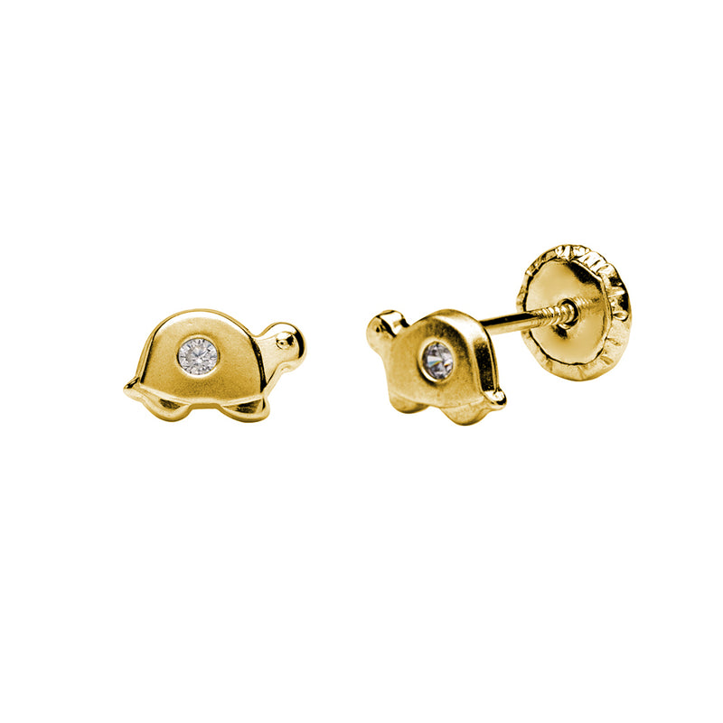 Pendientes Bebés Tortuga Oro