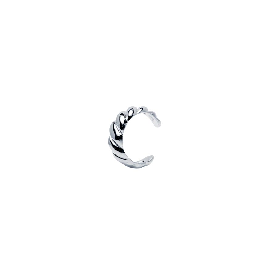 Pendiente Earcuff Twist Plata