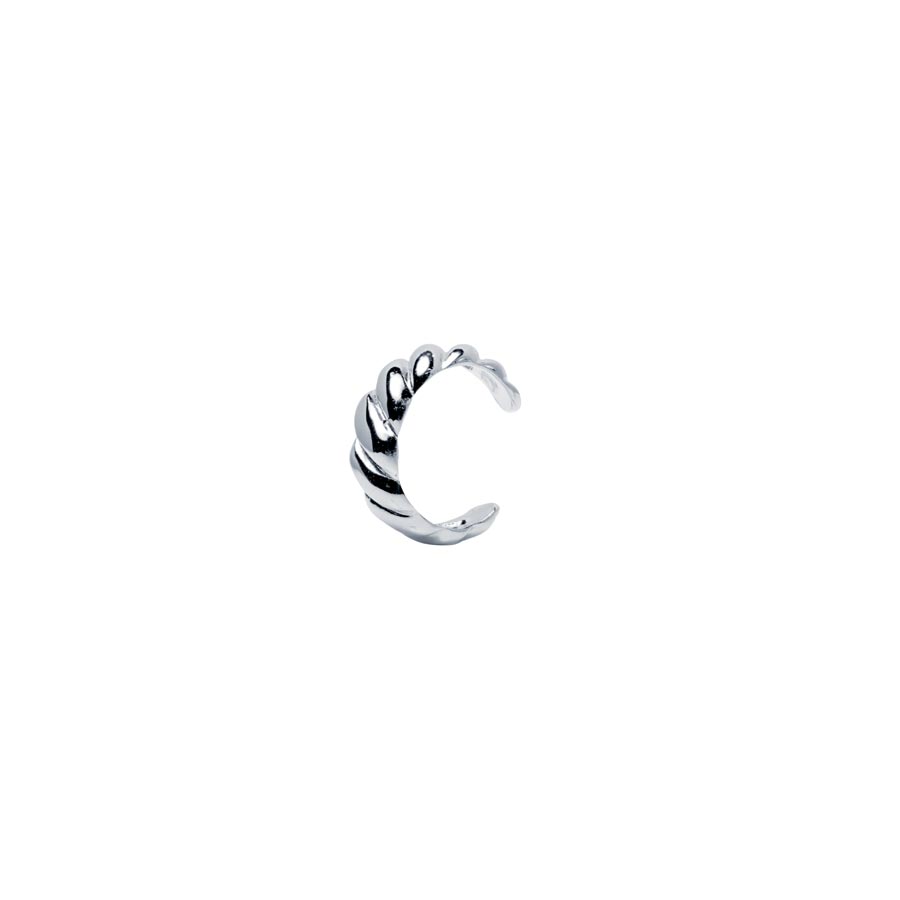 Earcuff Twist Plata