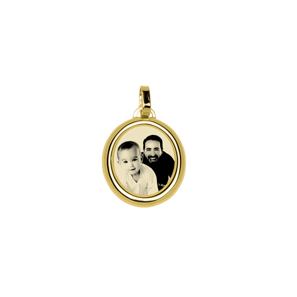 Medalla Ovalada 23x26mm