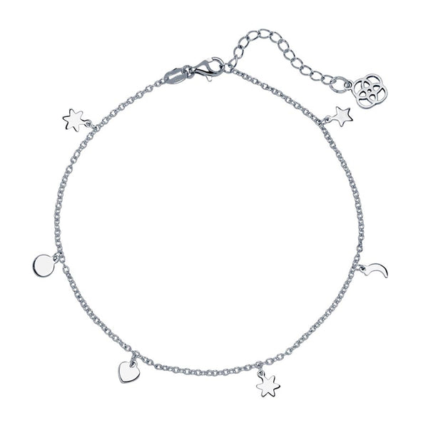 Tobillera Bohemia Summer Plata
