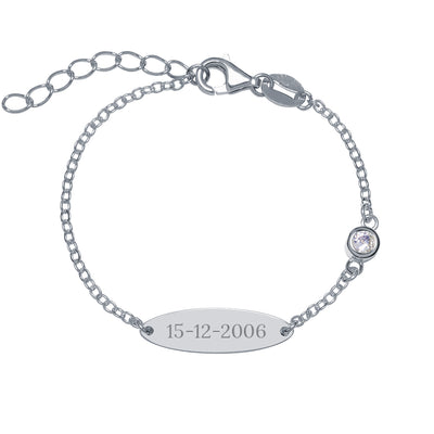 Pulsera Circonita de Plata 925 Personalizada
