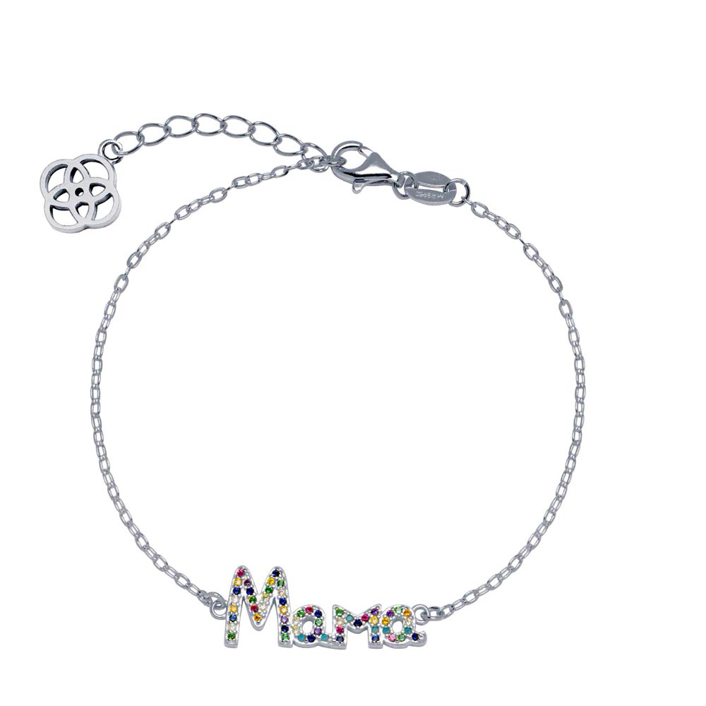Pulsera Mamá Circonitas Colores