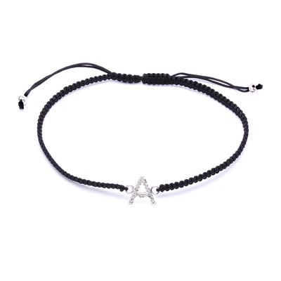 Pulsera con inicial diamantes