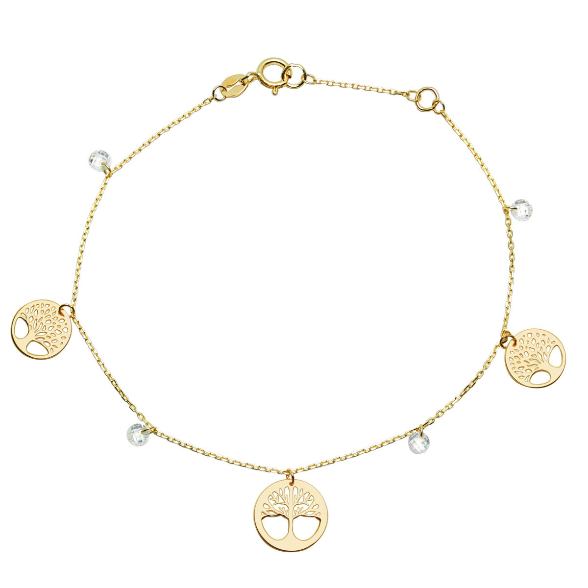 Pulsera Árbol Vida Oro