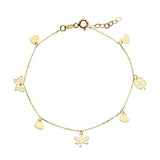 Pulsera Charms Oro